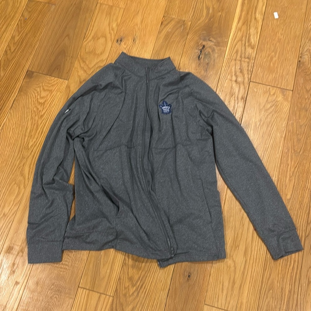 Mens Maple Leafs Full zip Sweater
